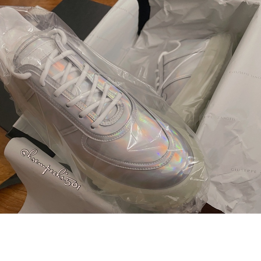 giuseppe zanotti NIB shimmering lowtops for men